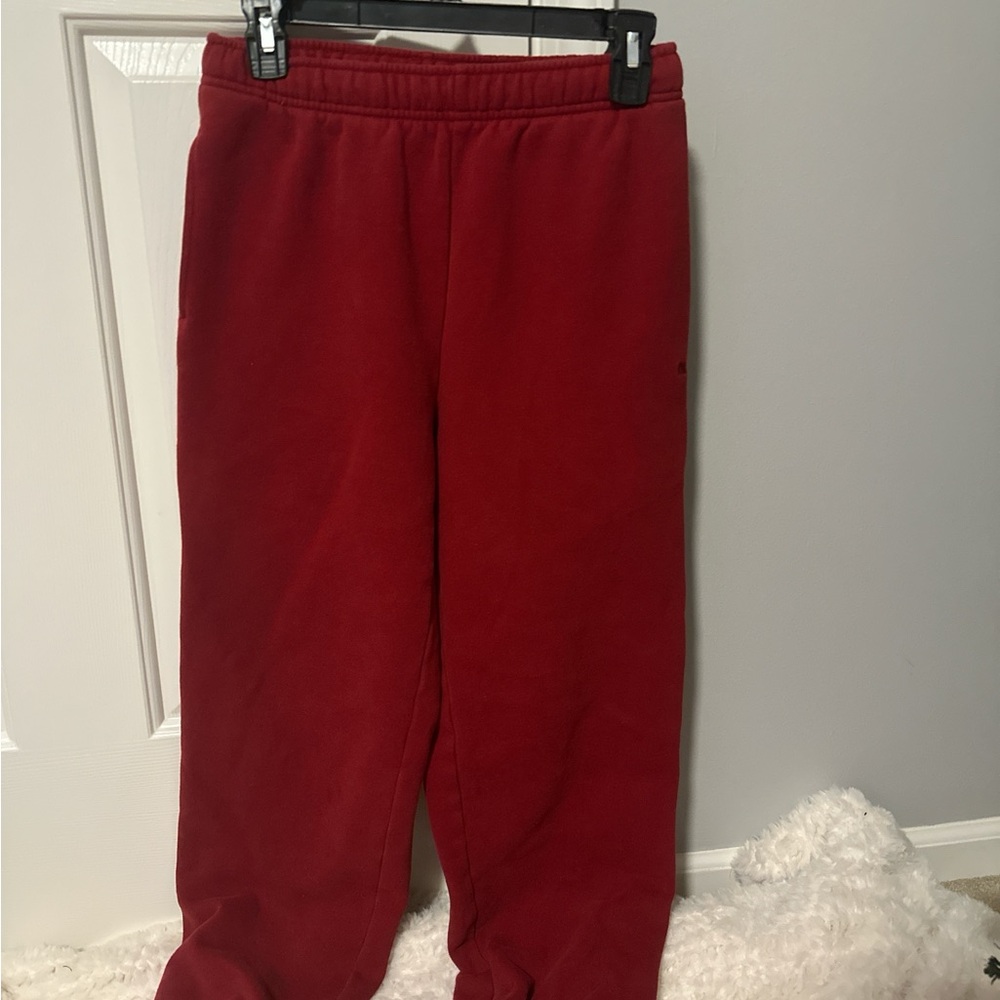 TNA Red Sweatpants Elastic Waistband Joggers